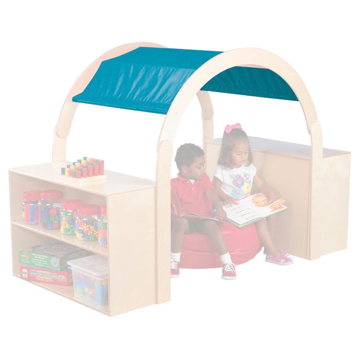 Childcraft Comfort Canopy Fabric Shade Replacement, 48 x 34-1/2 Inches, Blue