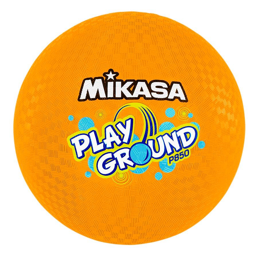 Image for Mikasa 4-Square Rubber Playground Ball, 8-1/2 Inch, Neon Orange from School Specialty