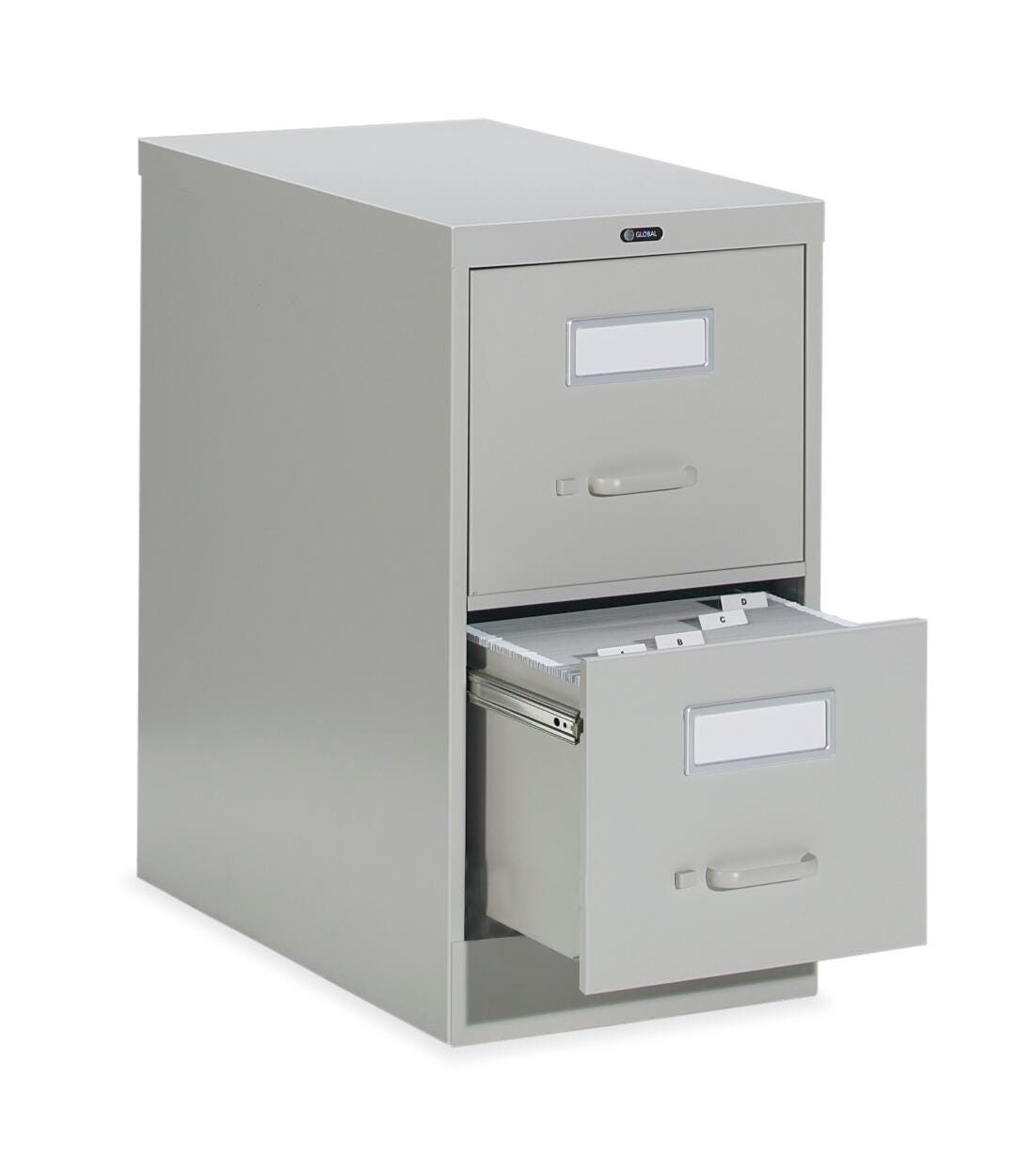 Global 2600 Series 26-1/2 in Deep Legal Size Vertical File Cabinet with Lock 4001775