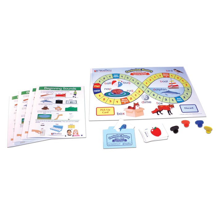 NewPath Learning Beginning Sounds Learning Center Game, Grades 1 to 2