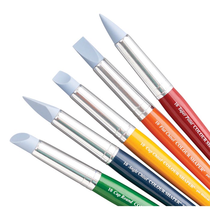 Colour Shapers for Kids Set, Size 10, Assorted Tips, Set of 5