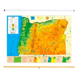 Nystrom Oregon Roller Map, Item Number 1398276