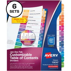 Tab Dividers, Item Number 2024695