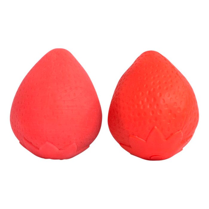 EcoWise Hand Therapy Fruit Squish Balls, Pair, Strawberries