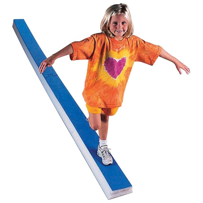 Foam Balance Beam, 4 Inch Wide Top, Royal Blue, Each