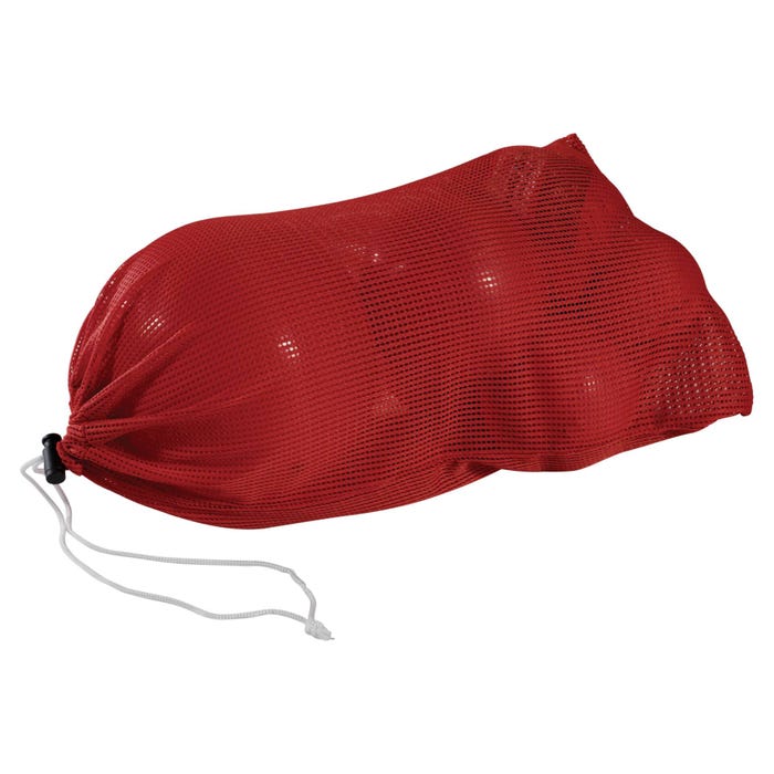 Sportime Heavy-Duty Mesh Storage Bag, 24 x 36 Inches, Red