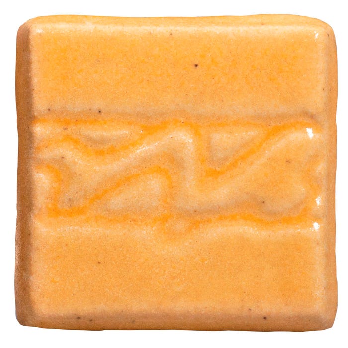 AMACO Potter's Choice Glaze, PC-68 Golden Honey, Translucent, Pint