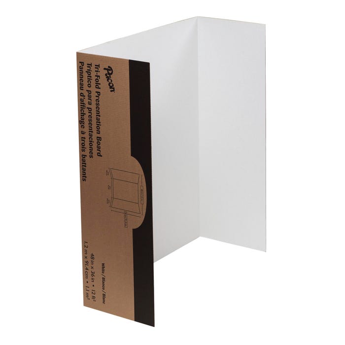 Pacon Single Walled Corrugated Presentation Board, 48 x 36 Inches, White, Pack of 24