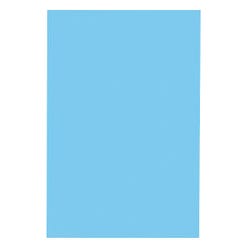 School Smart Folding Bristol Board, 12 x 18 Inches, Blue, Pack of 100 085551