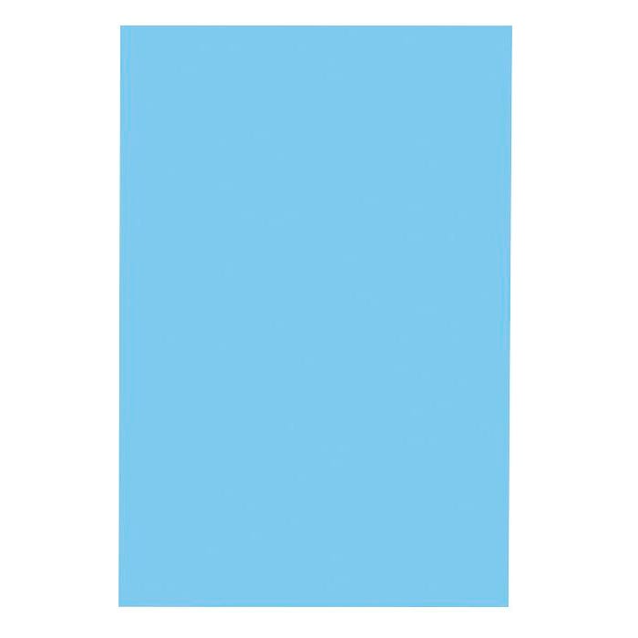 School Smart Folding Bristol Board, 12 x 18 Inches, Blue, Pack of 100