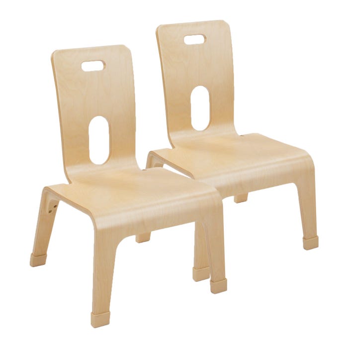 Wood Designs Maple Heritage's Bentwood Teacher's Chair, 16-1/2 x 18-1/2 x 28 Inches, Set of 2