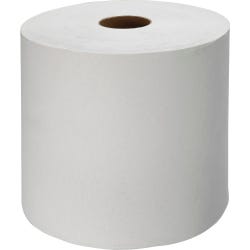 Genuine Joe Hardwound Roll Paper Towels, White, Pack of 6
