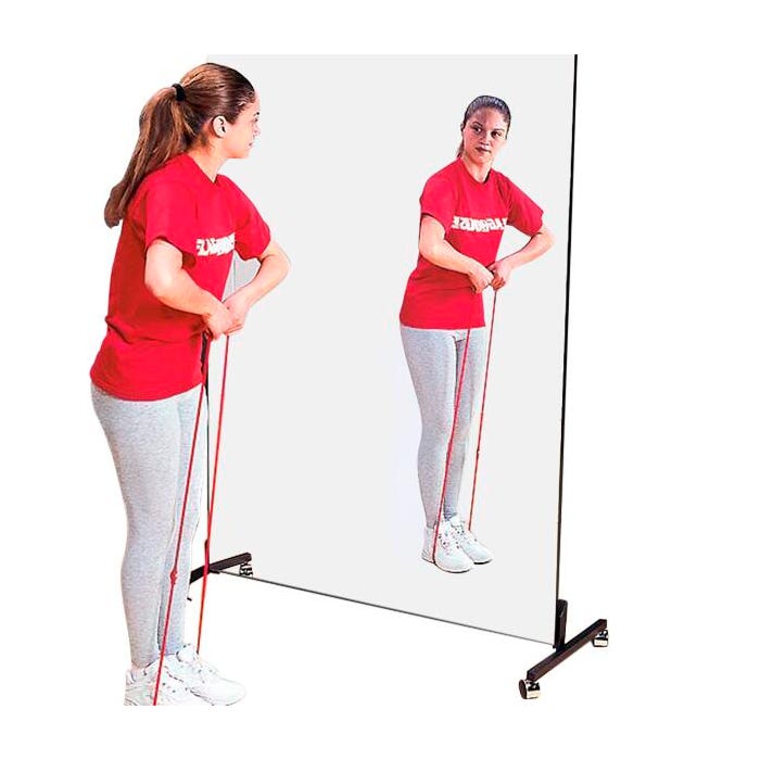 Glassless Rolling Mirror, 48 x 72 Inches
