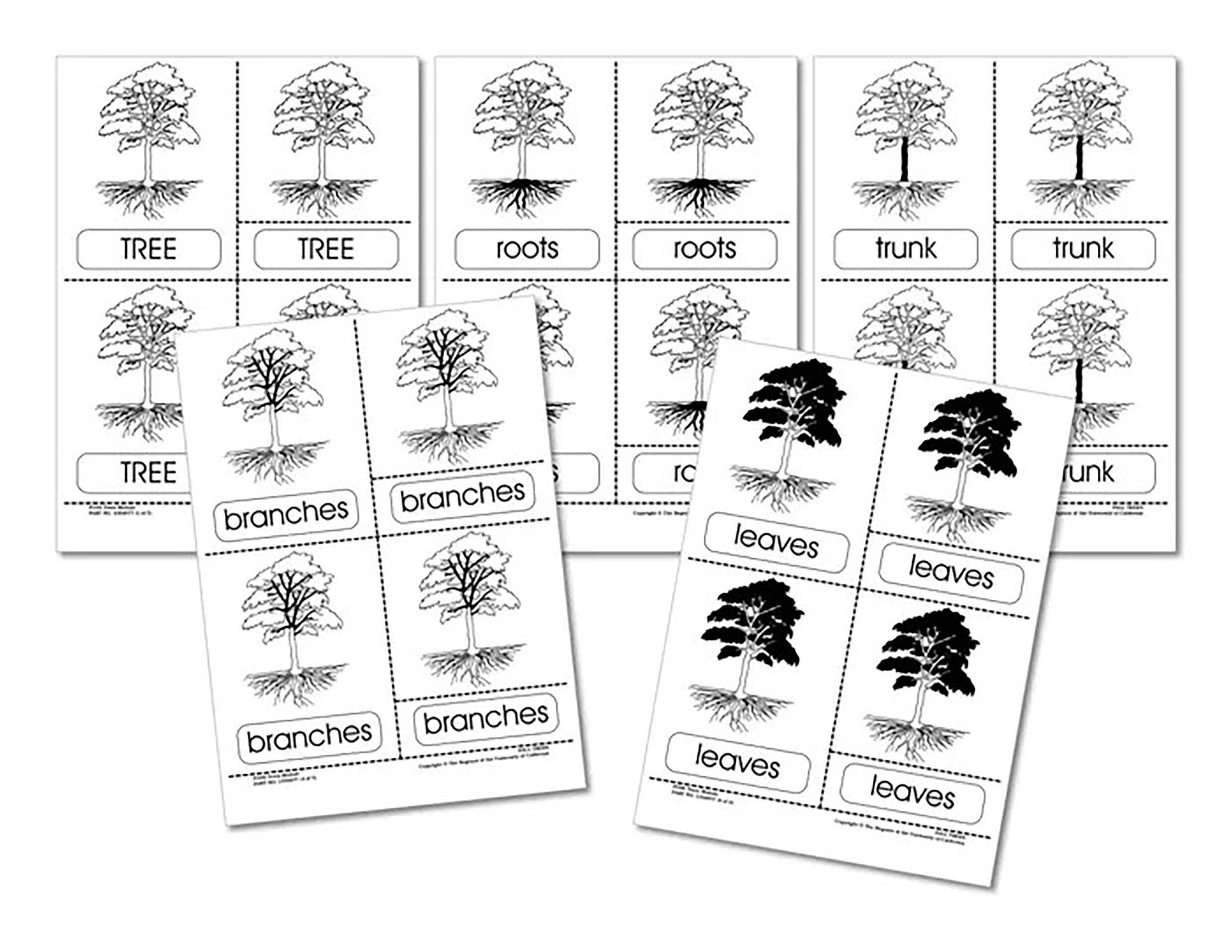 CARDS TREE PARTS 12 SETS/15 2141146