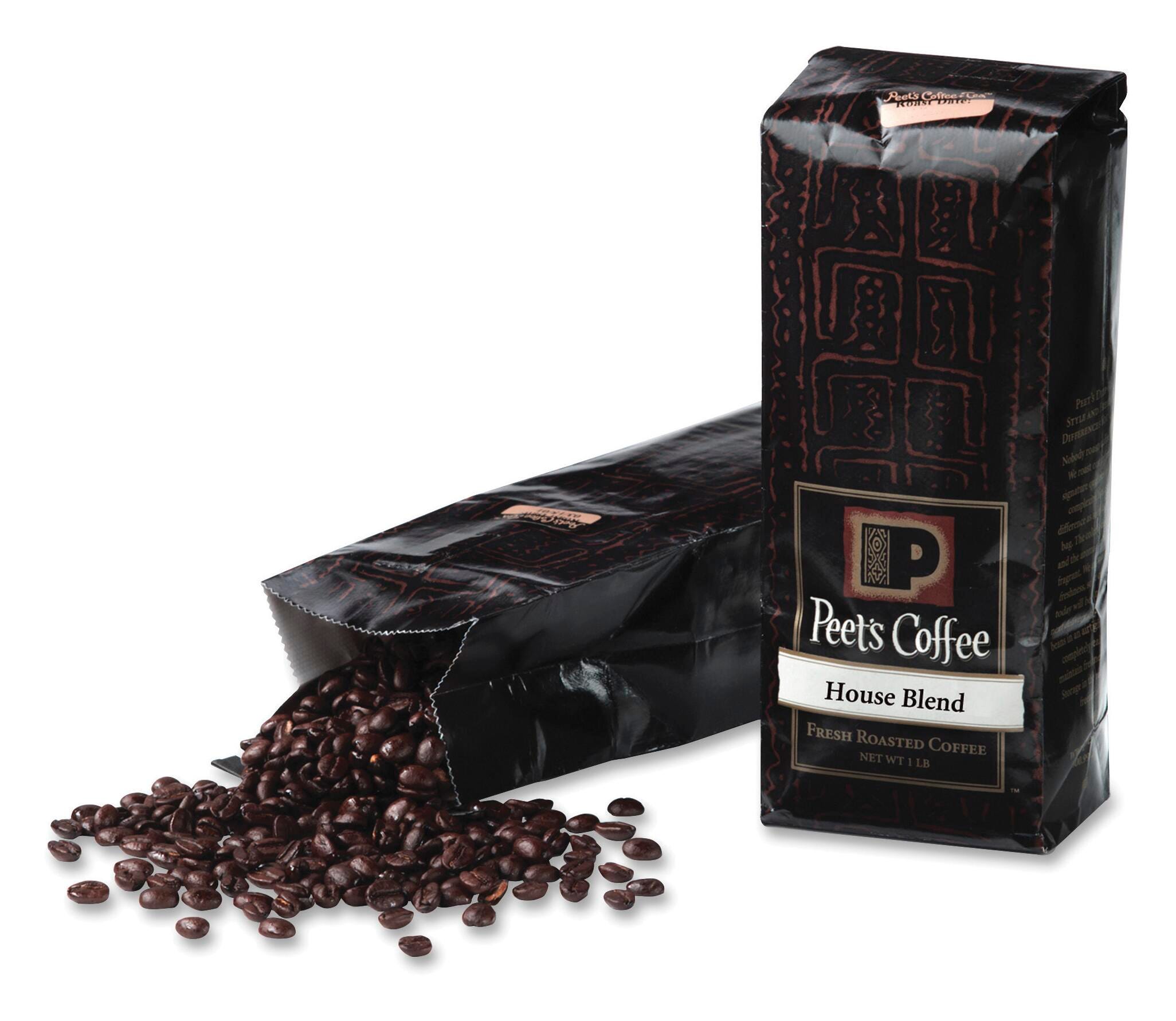 Peet's Coffee and Tea House Blend Ground Coffee, 1 lb, Item Number 1562118