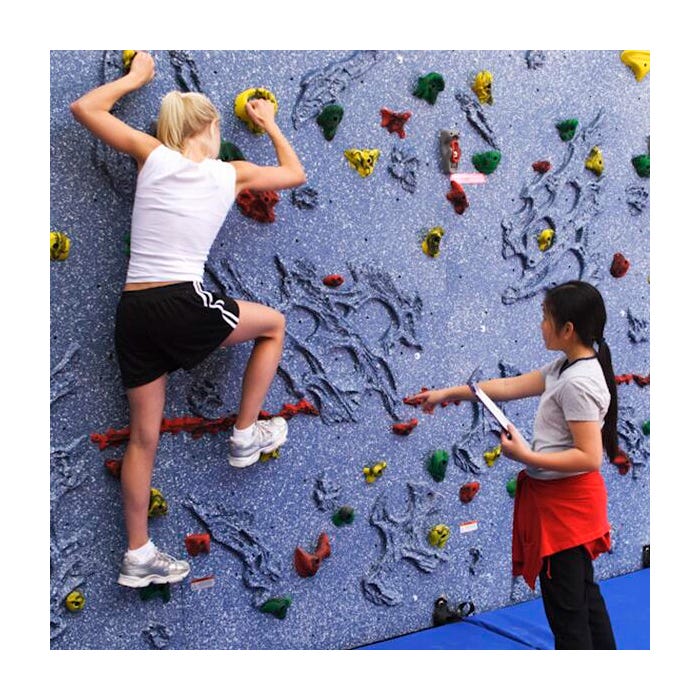Everlast Magna Relief Feature Traverse Wall, 8 x 20 Feet Red