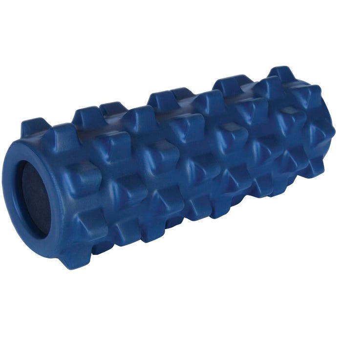 TOGU RumbleRoller Medium-Firm Foam Massage Roller, 12 x 5 Inches, Blue