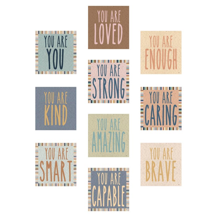 Teacher Created Resources Everyone is Welcome Positive Affirmations Accents