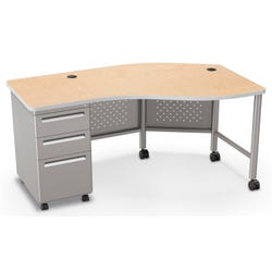 Balt Left Hand Instructor Teacher's Desk II, 60 x 36-1/4 x 29 Inches 4001178