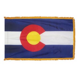 Annin Nylon Colorado Indoor State Flag, 3 X 5 ft, Item Number 023335