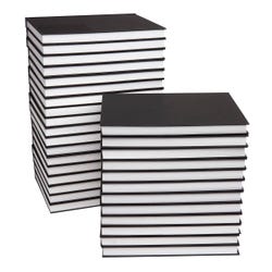 Nasco Hardbound Sketchbooks, 65 lb, 8-1/2 x 11 Inches, 110 Sheets, Pack of 30
