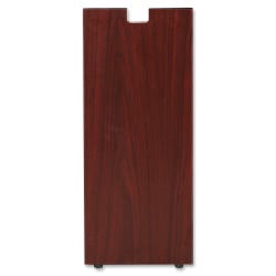 Lorell Essentials Series Laminate Credenza Leg, 11-3/4 x 1 x 28 Inches, Mahogany 1505952