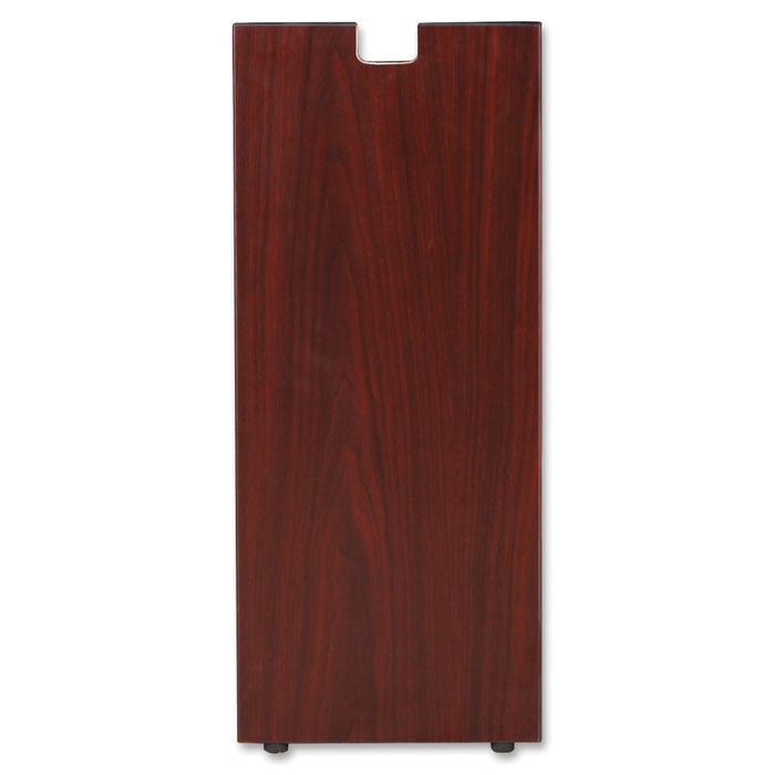 Lorell Essentials Series Laminate Credenza Leg, 11-3/4 x 1 x 28 Inches, Mahogany