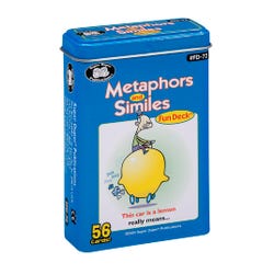 Super Duper Metaphors & Similes Fun Deck, Item Number 2092675