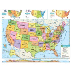 Nystrom Intermediate U.S. Map, Item Number 1539780