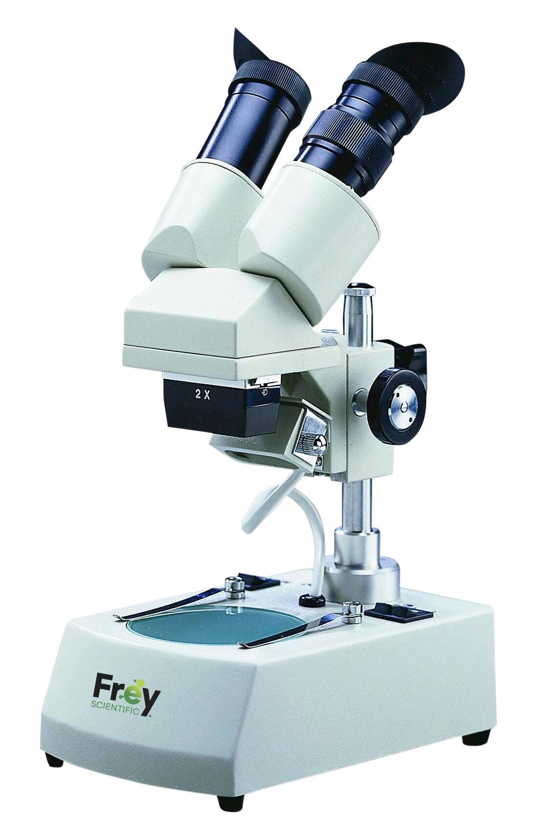 Frey Scientific Compact Fixed Magnification Stereo Microscope, 20X Magnification 2137076