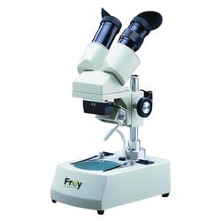 Frey Scientific Compact Fixed Magnification Stereo Microscope, 20X Magnification 2137076
