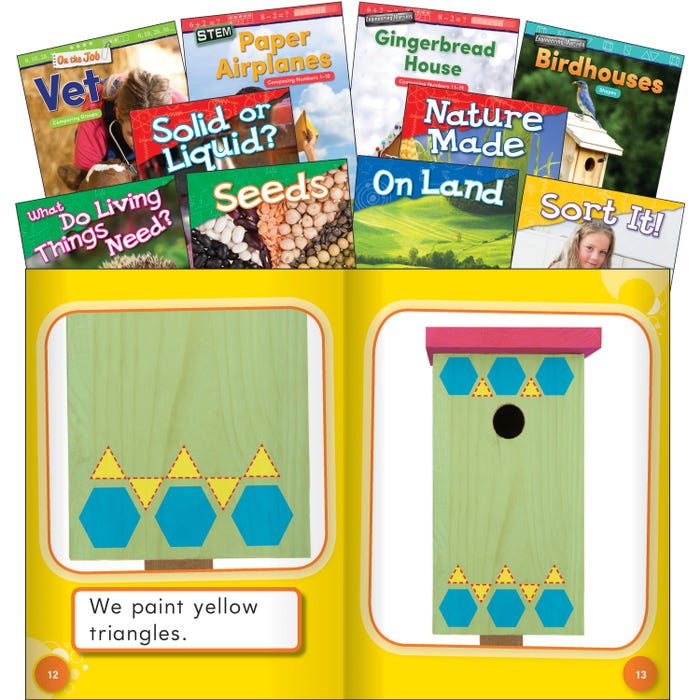 Teacher Created Materials Exploring STEM, Grade K, Set of 10