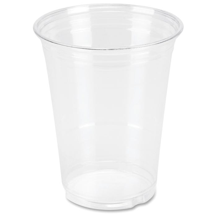 Genuine Joe Plastic Cups, 16 oz, Pack of 500, Clear