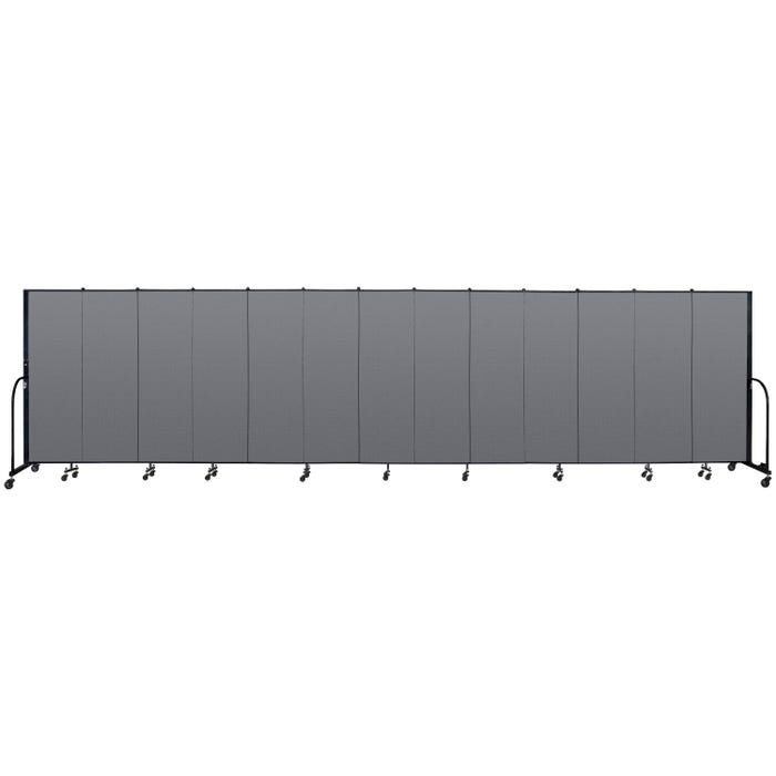 Screenflex Mobile Partition 6 x 24 Feet, Stone