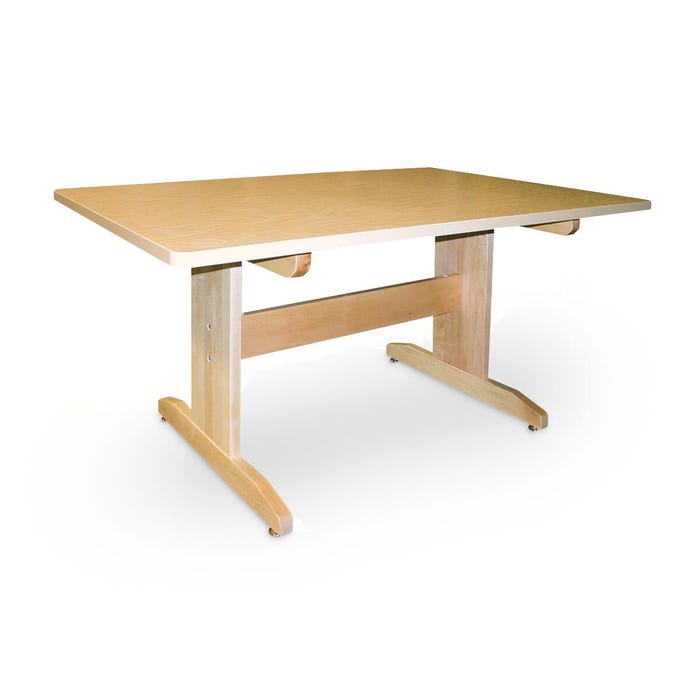 Hann Manufacturing Straight-Leg Laminate Art Table, 60 x 42 x 30 Inches