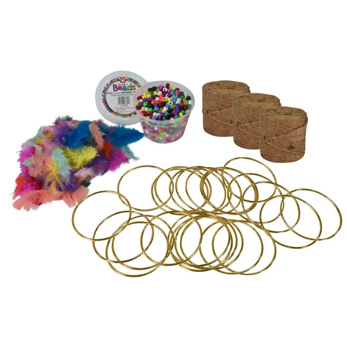 Sax Dream Catcher Kit, 4 Inches, Pack of 24