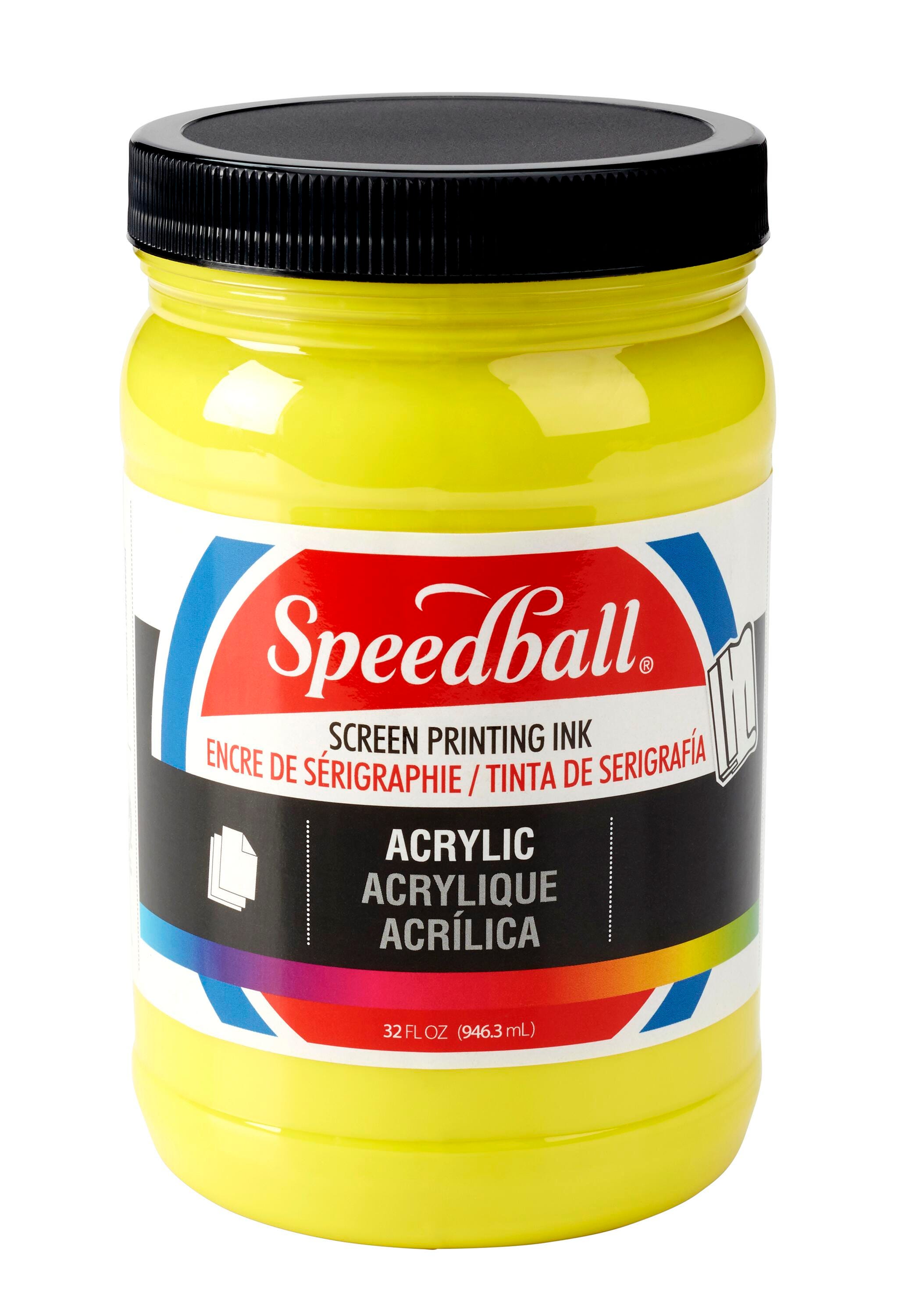 Speedball Professional Acrylic Screen Printing Ink, Quart, Process Yellow Item Number, 2105192