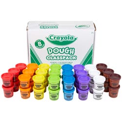 Crayola Dough Classpack, 3 Ounces Tubs, Assorted Colors, Set of 48 2020065