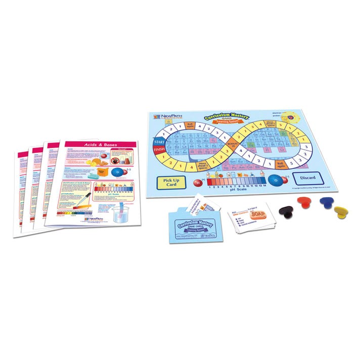 NewPath Learning Acids & Bases Learning Center Game, Grades 3 to 5