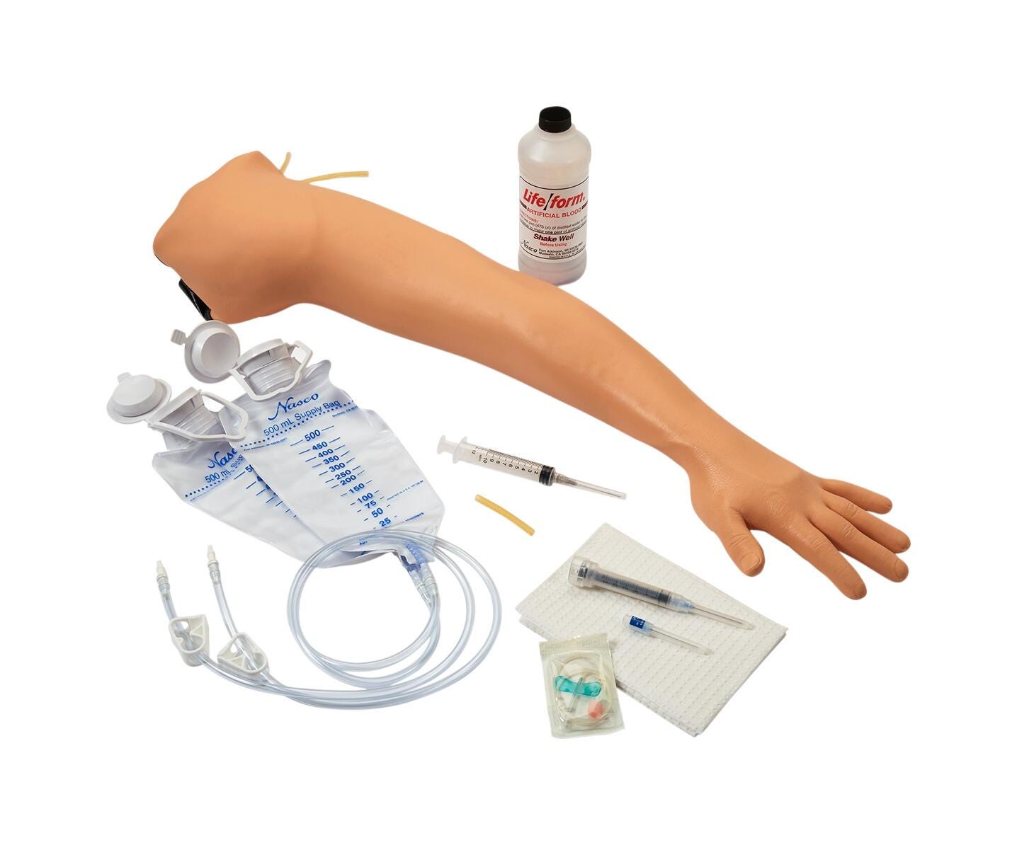 Adult Venipuncture and Injection Training Arm, Light