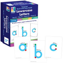 Carson Dellosa Textured Touch and Trace Letters, Lowercase