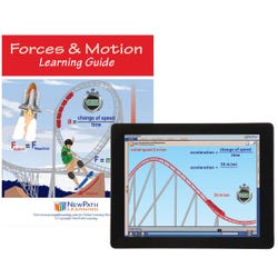 Newpath Learning Forces and Motion Student Learning Guide with Online Lesso, Item Number 2087501
