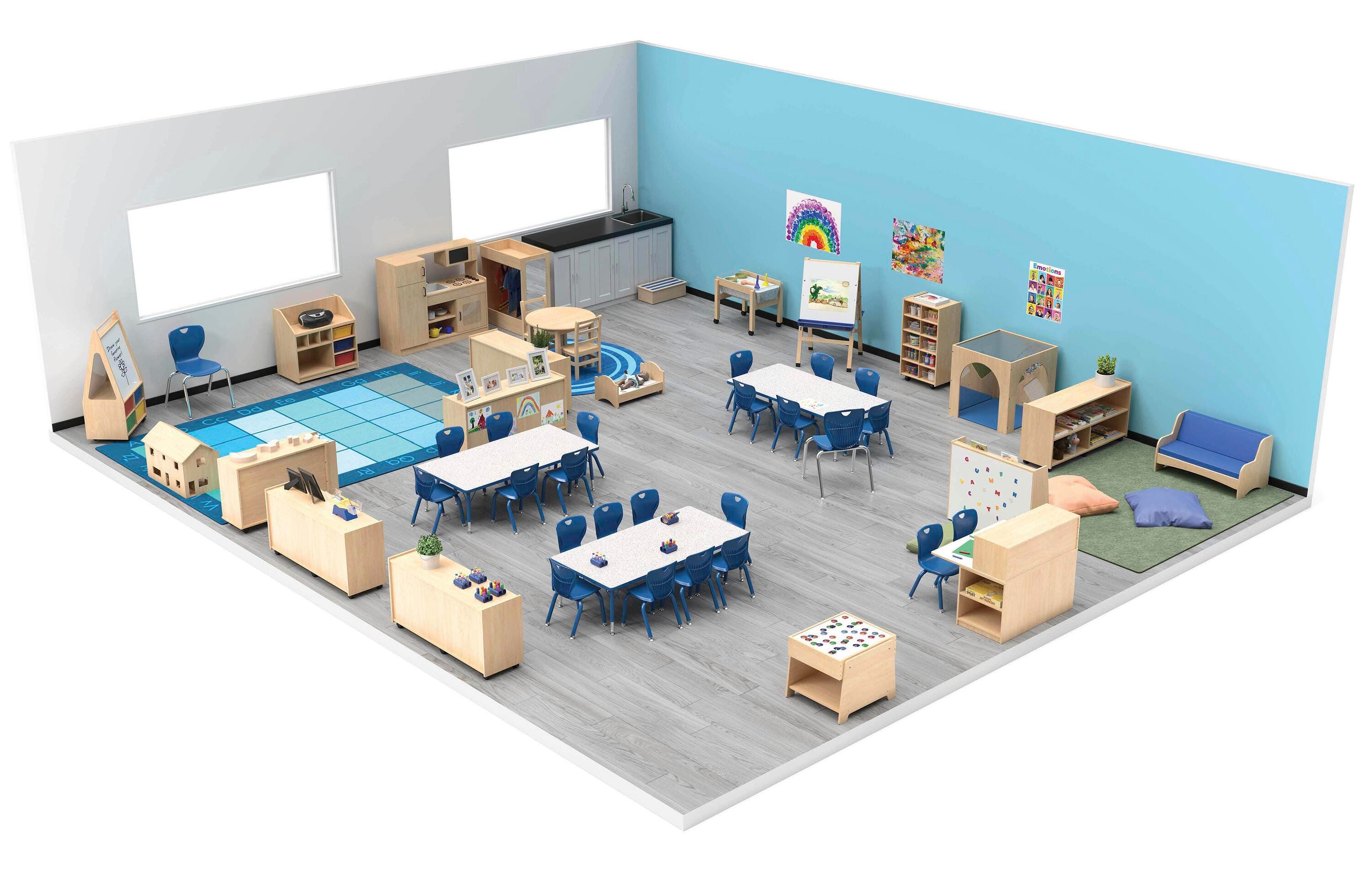 KidSpaces PreK-4 Furniture and Supplies Package 2137241