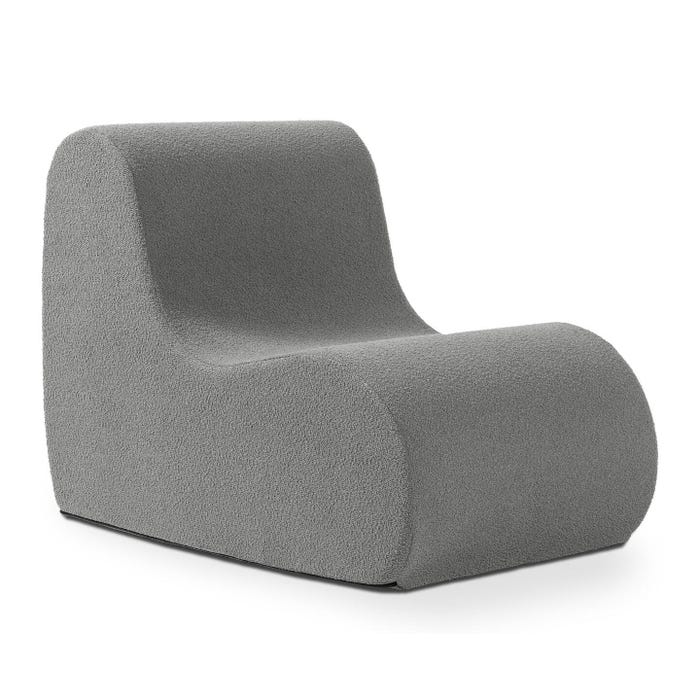 JAXX Midtown Modern Accent Chair, Microvelvet, 29-3/4W x 24D x 42-5/8H Inches