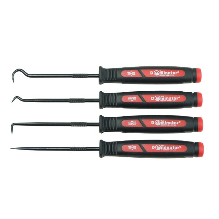 Mayhew 4-Piece Mini Dominator Hook and Pick Set, 6-1/2 in L, Set of 4