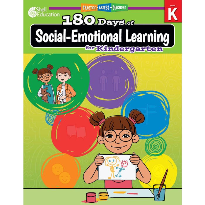 Shell Education 180 Days of Social-Emotional Learning for Kindergarten