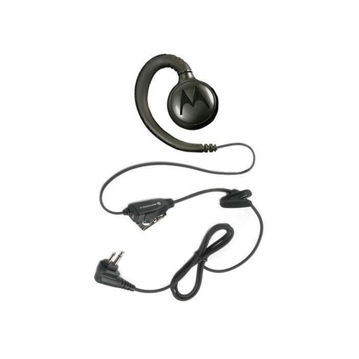 Motorola RLN6423A Swivel Earpiece with Push-to-Talk Mic, Black