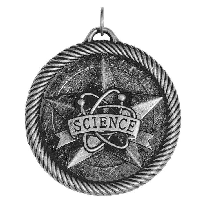 PDU CAT Multi-Level Dovetail/Science Value Medal, 2 in, Solid Die Cast, Gold