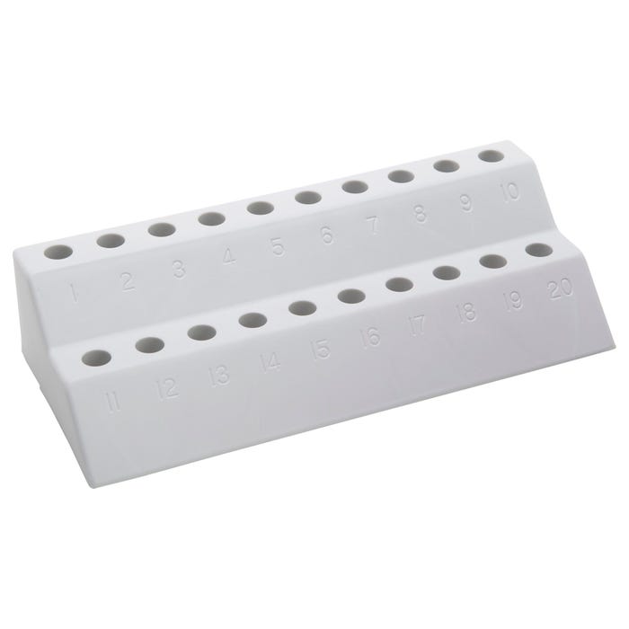 Dynalon Microcentrifuge Tube Rack, Holds 20 Tubes, 5mL