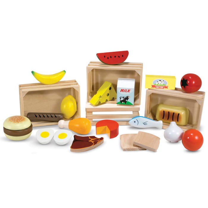 Melissa & Doug Food Groups Set, 21 Pieces